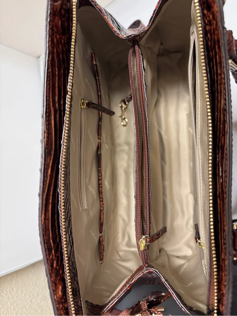 Brahmin Small Finley Pecan Melbourne